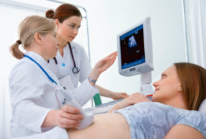 second trimester ultrasound horiz